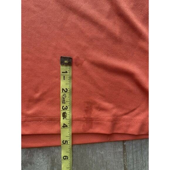 Greg Norman Tasso Elba ProTech Performance Polo Five Iron Coral Crush READ XL - Picture 5 of 11